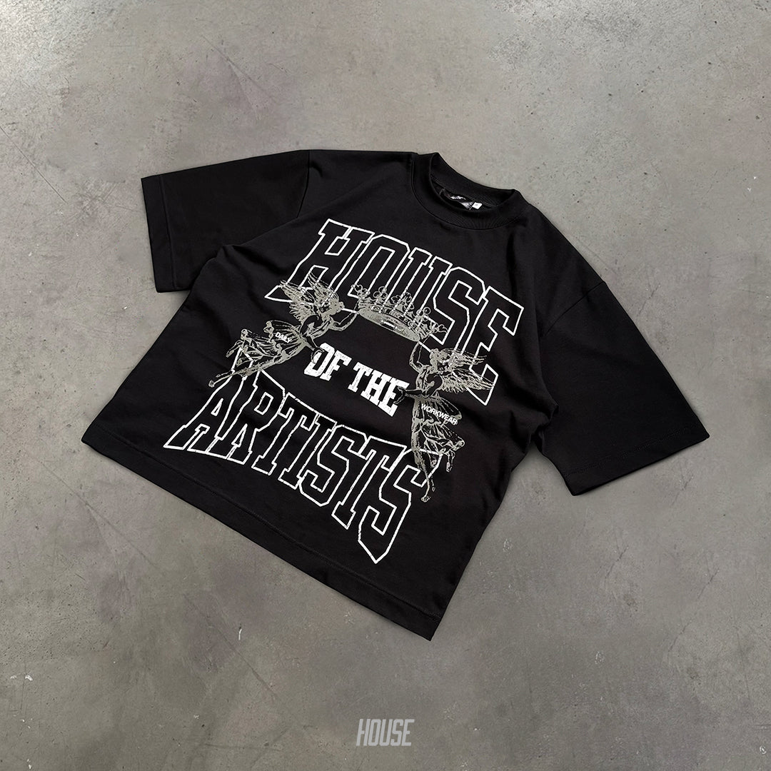 Camiseta Boxy Fit "House of the Artists"