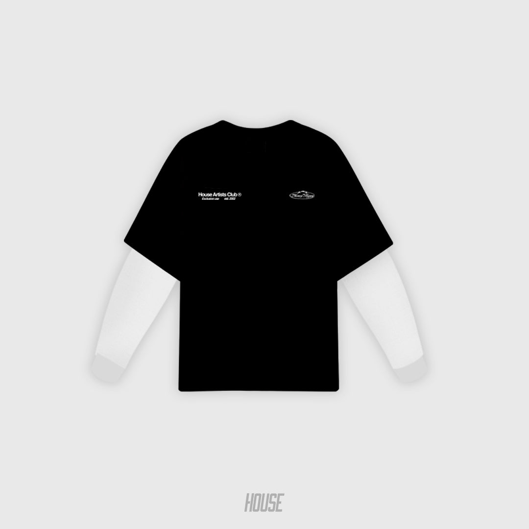 CAMISETA DOBLE MANGA "NO MONEY NO HAPPY"